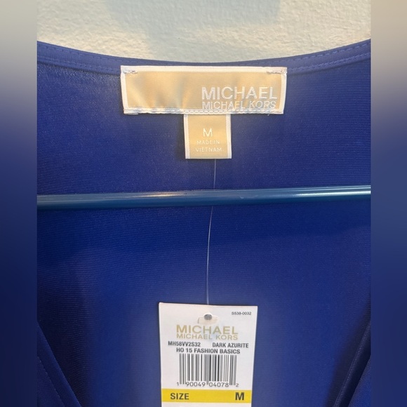 MICHAEL Michael Kors Sleeveless Blue Dress Size M NWT - Picture 5 of 7